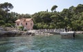 Lokrum Island Croatia passenger ferry docking point Royalty Free Stock Photo