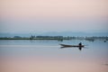 Boat trail in twilight-LOKTAK