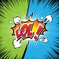 LoL! Comic Speech Bubble, Cartoon Royalty Free Stock Photo