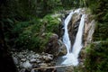 Lolaia Waterfall, in Retezat National Park Royalty Free Stock Photo