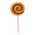 Lolipop candy symbol vector.