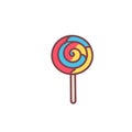 lolipop icon illustration design images Royalty Free Stock Photo