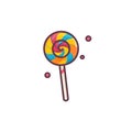 lolipop icon illustration design images Royalty Free Stock Photo