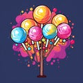 Lollipop Clip Art or T-Shirt Design