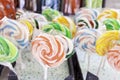 Lollipop colors craft Royalty Free Stock Photo