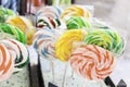 Lollipop colors craft Royalty Free Stock Photo