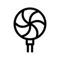 Lollipop Icon Vector Symbol Design Illustration Royalty Free Stock Photo