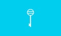 Lollipop with key logo symbol vector icon illustration design Royalty Free Stock Photo