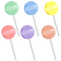 Lollipop set Royalty Free Stock Photo