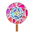 Lollipop Shape Random Color