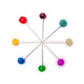 Lollipops Colorful Circle white background