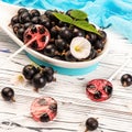 .Lollipops made from natural fruits and berries. Healthy food and vegetarian food concepts Royalty Free Stock Photo