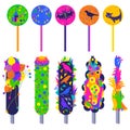 Lollipops and Popsicles for Halloween