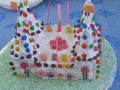 Lolly birthday cake castle