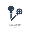 lollypop icon in trendy design style. lollypop icon isolated on white background. lollypop vector icon simple and modern flat