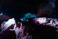 Lolthun cave, in Mayan language - a flower stone. One of the Mayan sacred caves, Mexico.