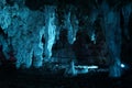 Lolthun cave, in Mayan language - a flower stone. One of the Mayan sacred caves, Mexico.