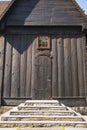 The Lom Stave Church is one of the largest and oldest stave churches in Norway, built in the mid-12th century, show here on a Royalty Free Stock Photo