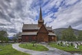 Lom stave church - stavkirke - medieval temple, Norway, Lom