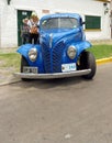 old Ford V8 De Luxe model 81A coupe, 1938. TC racing. Silvestre Ortensi. CADEAA 2021 classic cars.