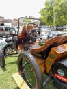 Sporty vintage Ford Model T 1910s bucket. Interior. Speed. Racing. CADEAA 2021 classic car show.