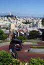 Lombard Street, the crookedest street in the world, San Francisco, California