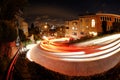 Lombard Street at night Royalty Free Stock Photo