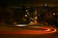 Lombard Street at Night Royalty Free Stock Photo