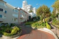 Lombard street in San Francisco Royalty Free Stock Photo