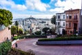 Lombard street in San Francisco, Californa, USA Royalty Free Stock Photo