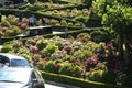 Lombard 'Crooked' Street, San Francisco, USA