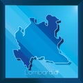 lombardia map. Vector illustration decorative design