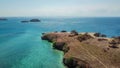 Lombok - Peninsula Drone Shot Royalty Free Stock Photo