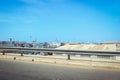 West African Ocean Port with Cargo Shipping Containers