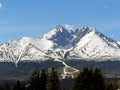 Lomnicky peak of the High Tatras