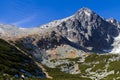 Lomnicky Peak, High Tatras, Slovakia Royalty Free Stock Photo