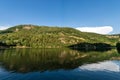 Lona Lases lake and Italian Alps - Trentino Italy Royalty Free Stock Photo