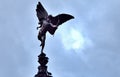 Statue of the Angel of Anteros on top of the Shaftesbury Memorial Fountain, in Piccadilly Circus