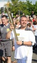 London 2012 Olympic Torch Bearer Royalty Free Stock Photo