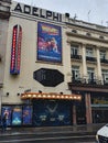 London Adelphi Theatre Back to the future bttf Royalty Free Stock Photo