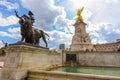 LONDON - April 12,2016: Victoria Memorial in London