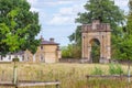 The London Arch, entrance to Croome Park in Worcestershire, England. Royalty Free Stock Photo