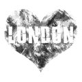 London art. Street graphic style London. Fashion stylish print. Template apparel, card, label, poster. emblem, t-shirt stamp graph Royalty Free Stock Photo