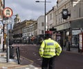 LONDON - AUGUST 09: Clapham Junction area is sacke Royalty Free Stock Photo