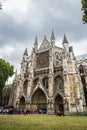 North facade of Westminster Abbey in London Royalty Free Stock Photo