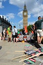 London Austerity Protest Royalty Free Stock Photo