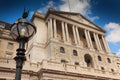 London Bank of England in Threadneedle Street. Royalty Free Stock Photo