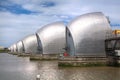 London barrier on the River Thames view Royalty Free Stock Photo