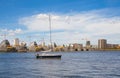 London barrier on the River Thames view Royalty Free Stock Photo