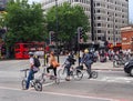 London bicycle commuters